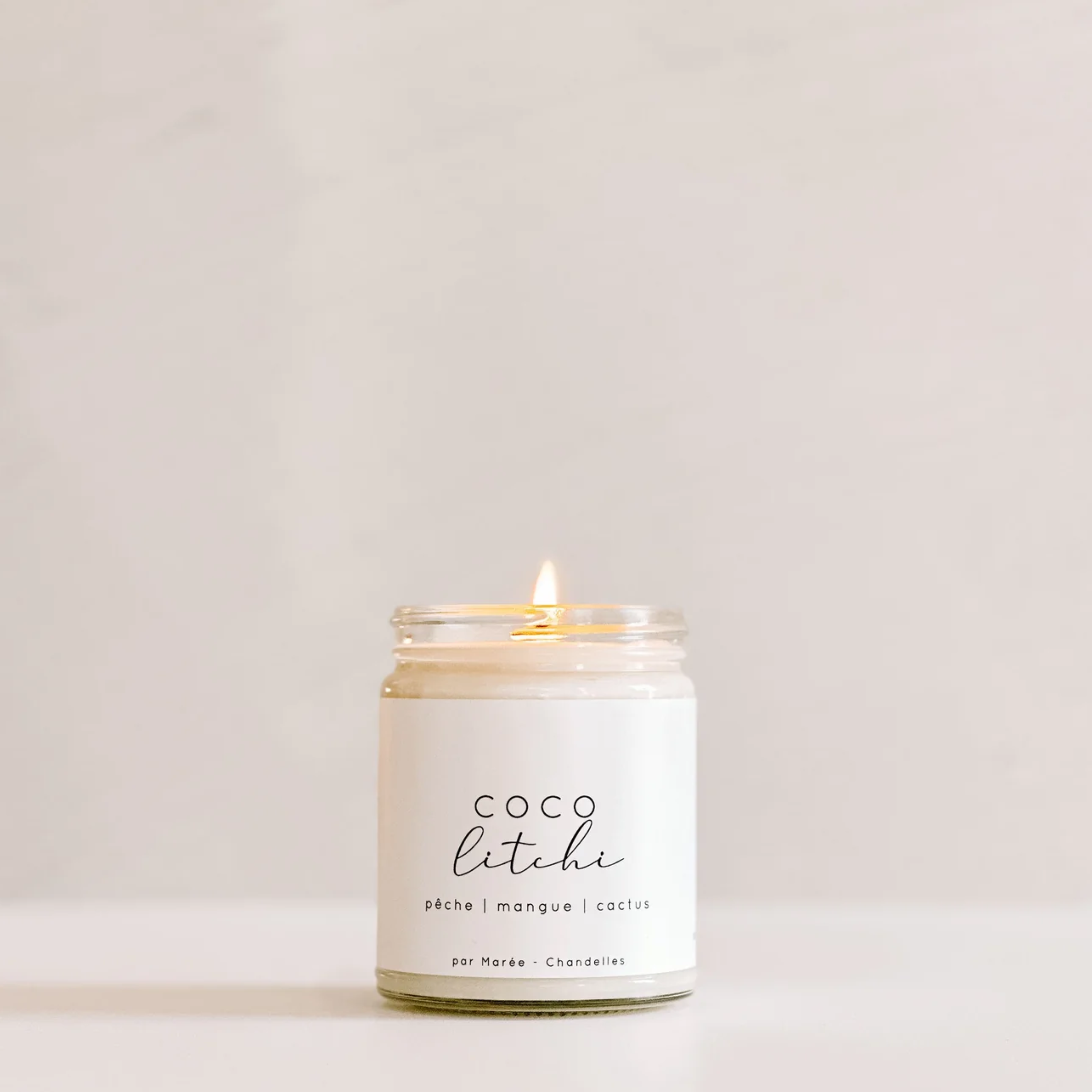 Coconut Lychee Soy Candle 270 ml - Marée Candles