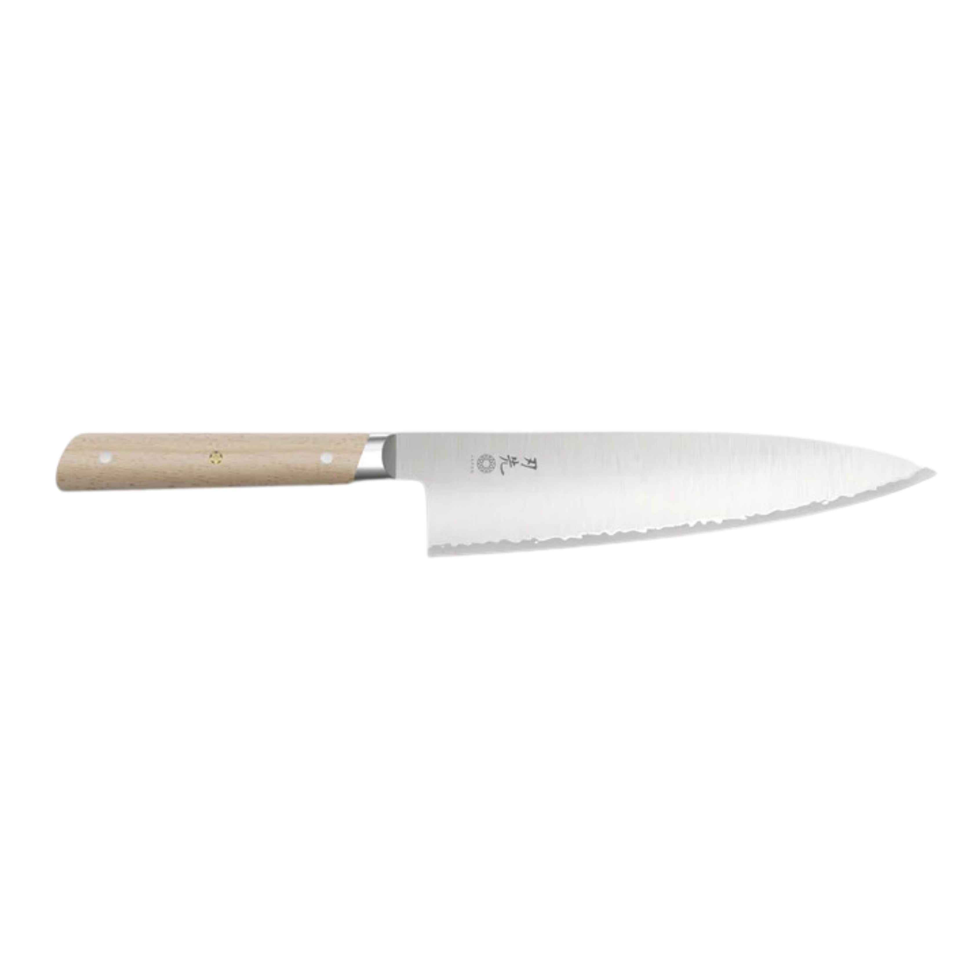 Couteau de chef Gyuto manche en bois de hêtre 210mm - Hazaki