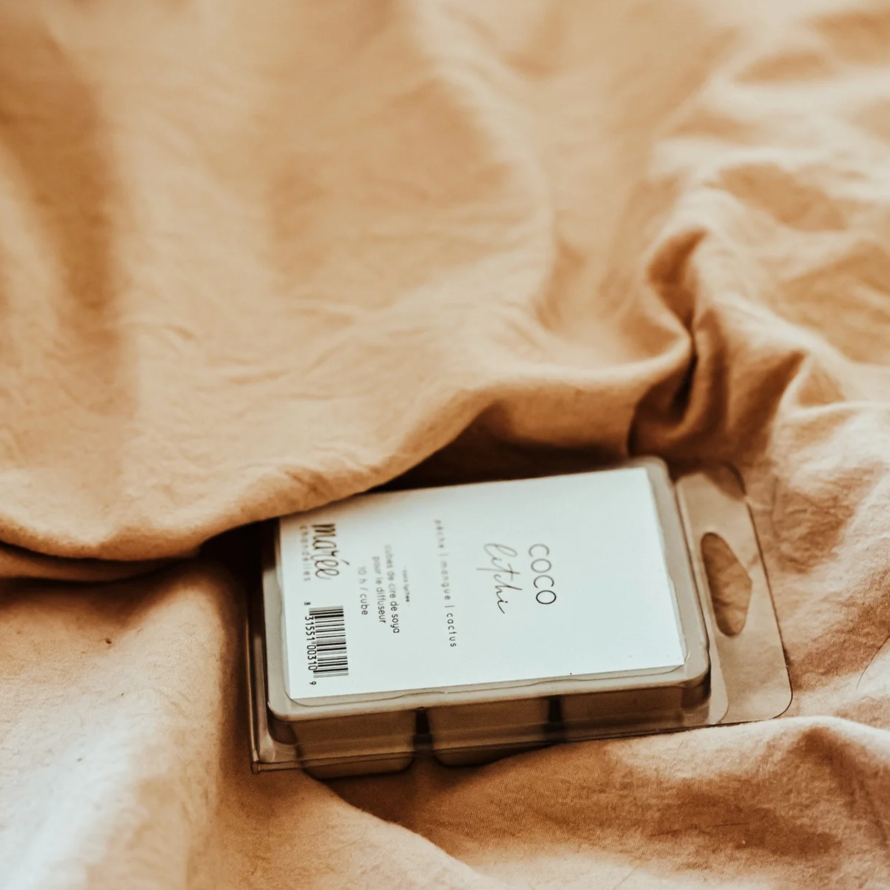 Coconut Lychee Soy Wax Cubes - Marée Candles