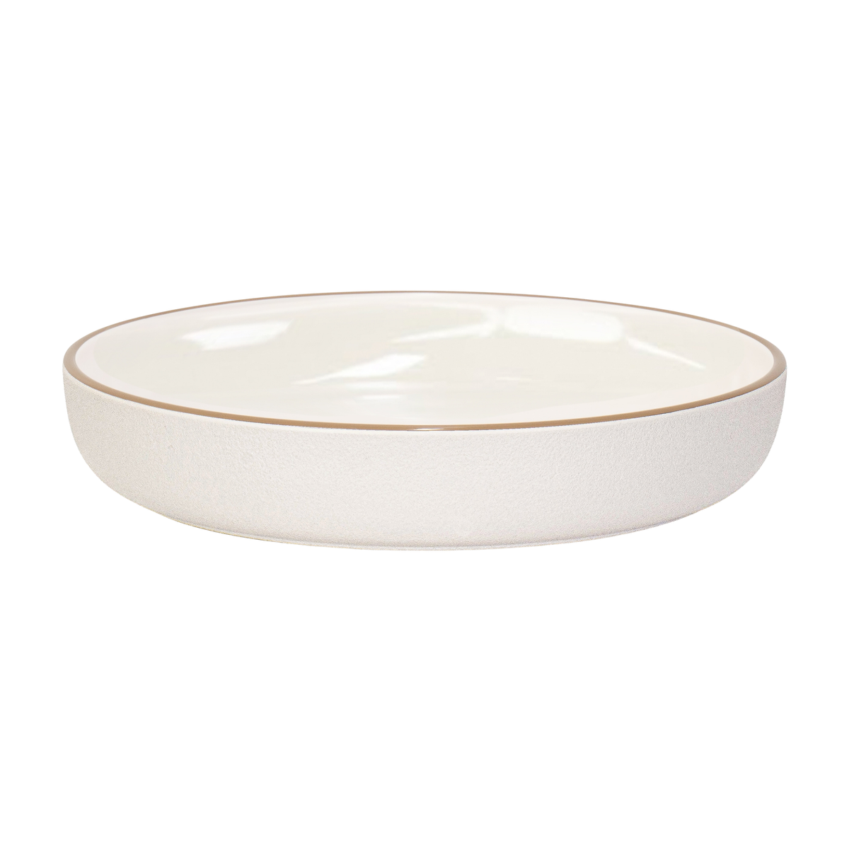 Assiette à pâtes Club blanche 21 cm Brilliant en rPET