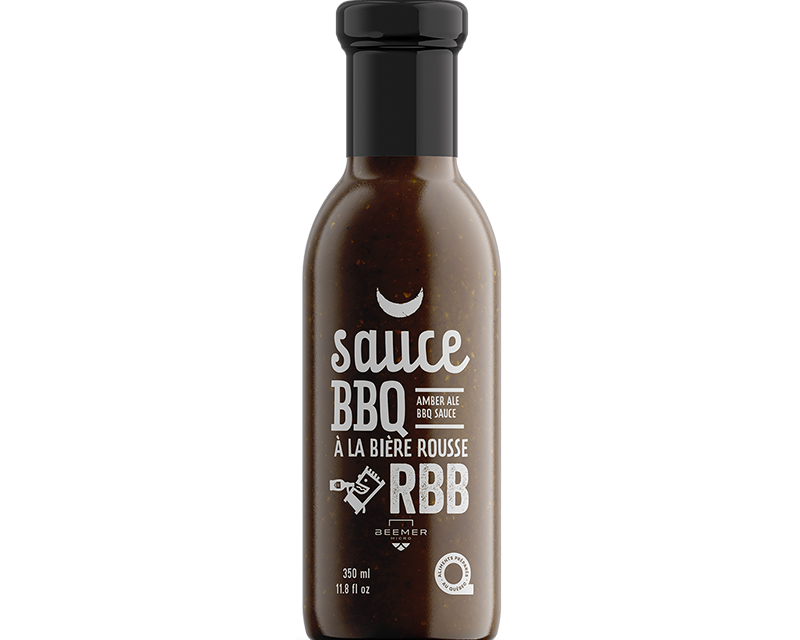 Sauce BBQ à la bière rousse 350ml - Rouge Burger Bar