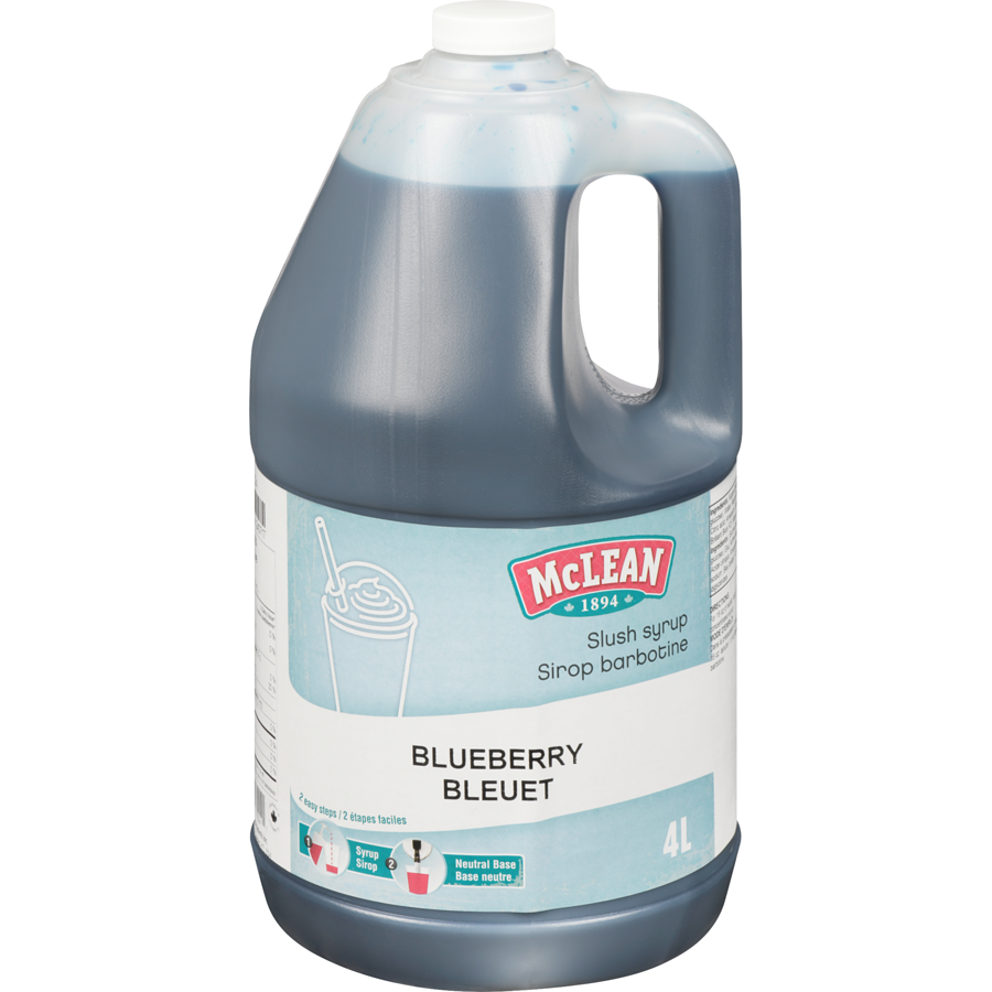 Sirop à barbotine au Bleuet 4L