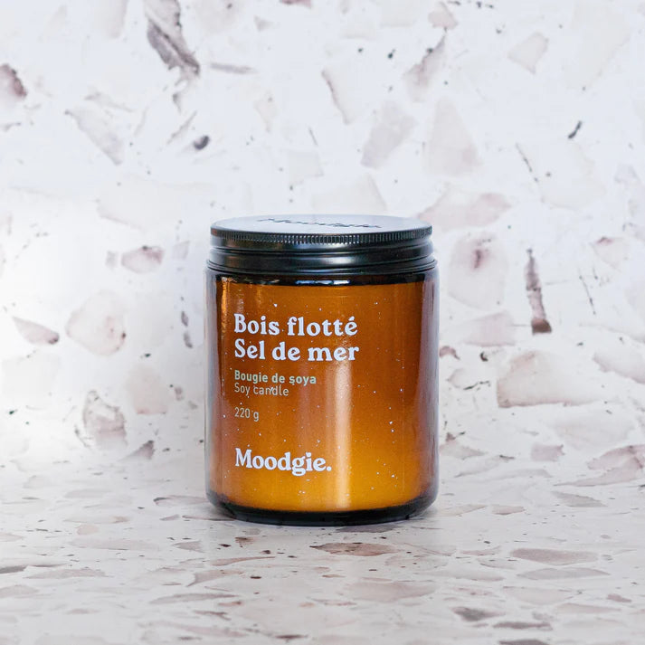 Moodgie Driftwood and Sea Salt Soy Candle