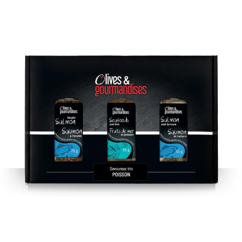 Trio d'épices Poisson - Olives et Gourmandises
