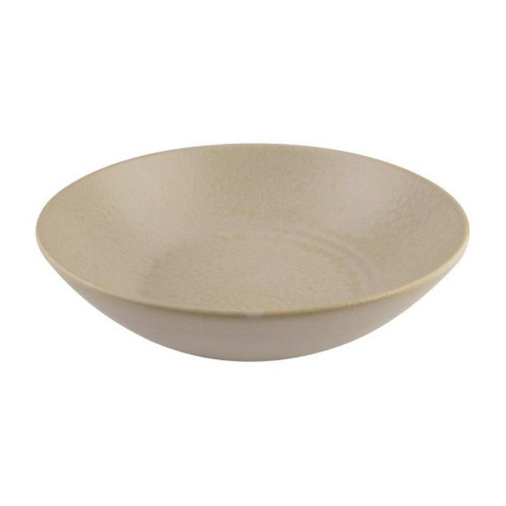 Bol martelé en grès Beige 16cm - Mesa Ceramics