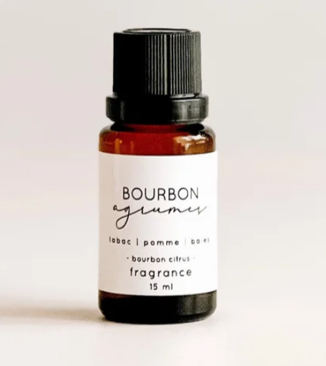 Fragrance pour balle de séchage Bourbon et agrumes 15 ml - Marée Chandelles
