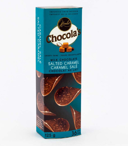 Tuiles croustillantes au Caramel salé 125g