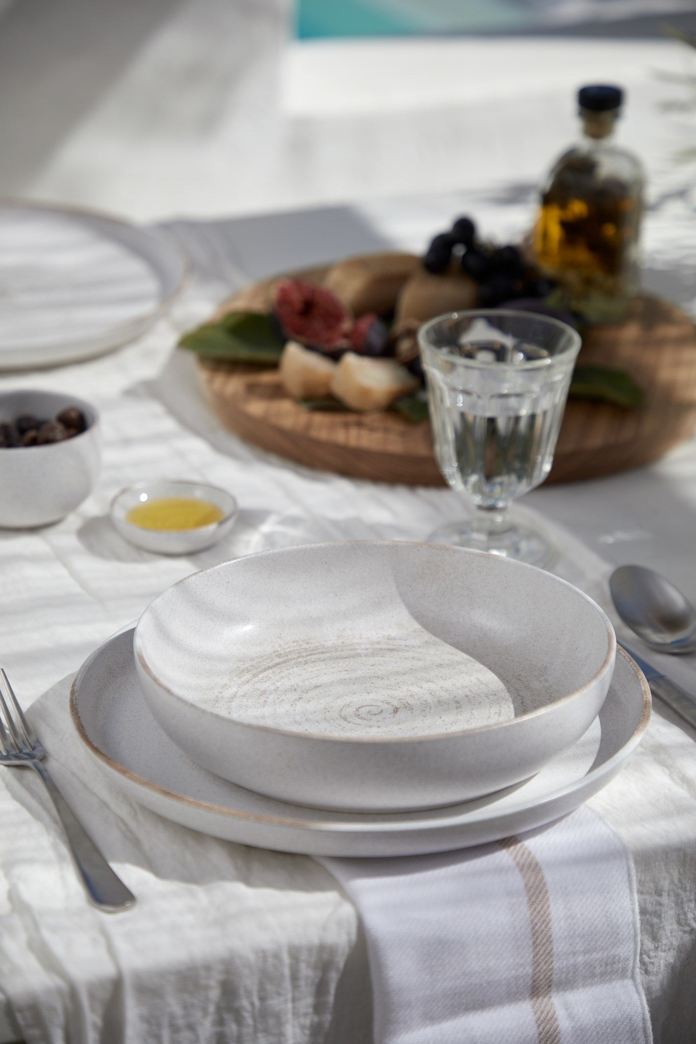 Bol en grès 22 cm Vermont crème