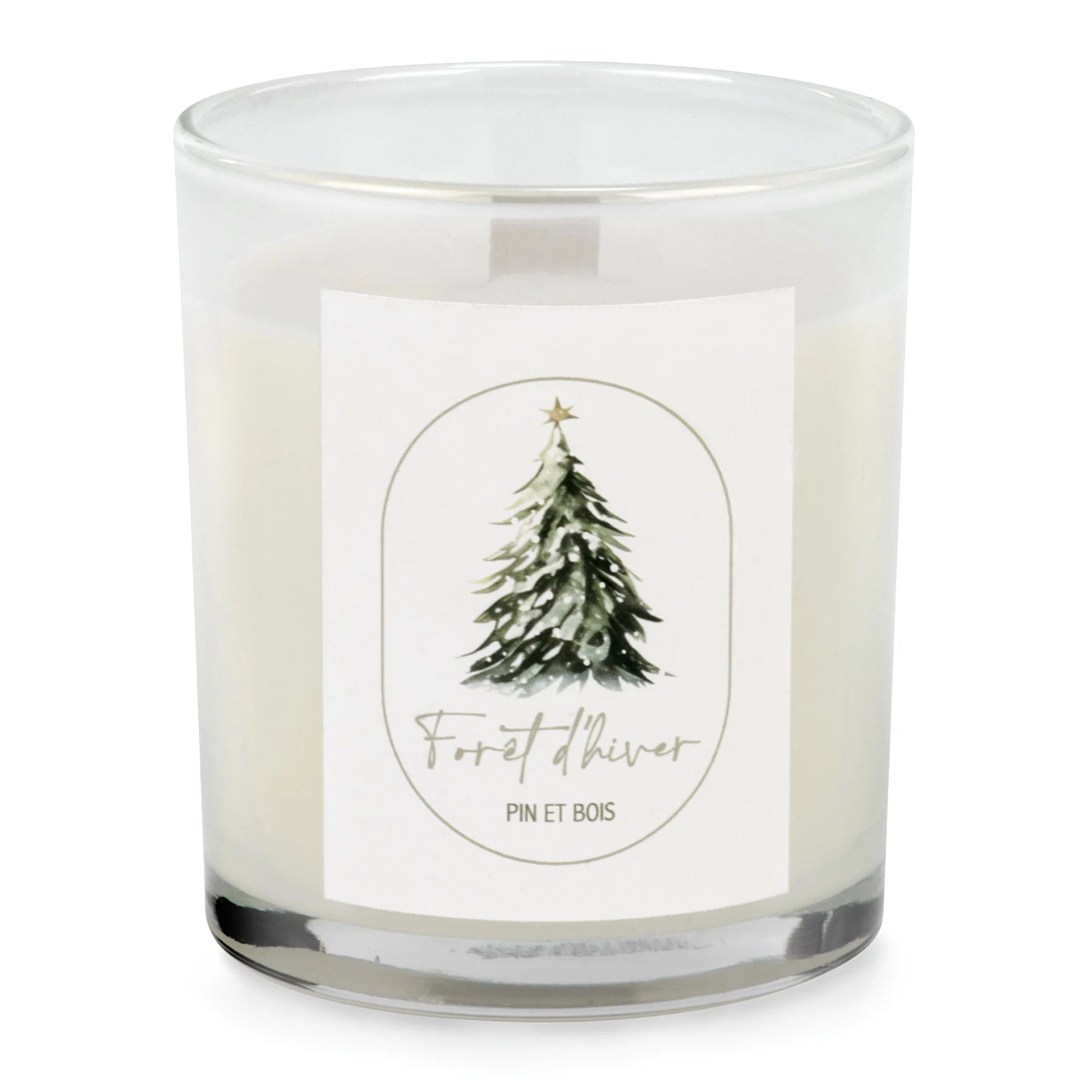 Chandelle parfumée Forêt d'Hiver