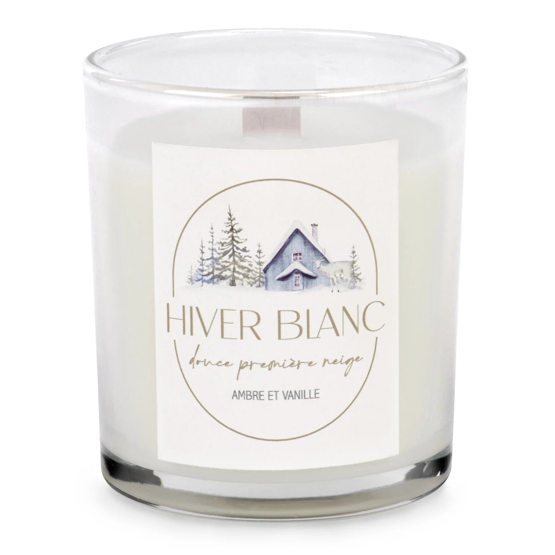 Chandelle parfumée Hiver Blanc