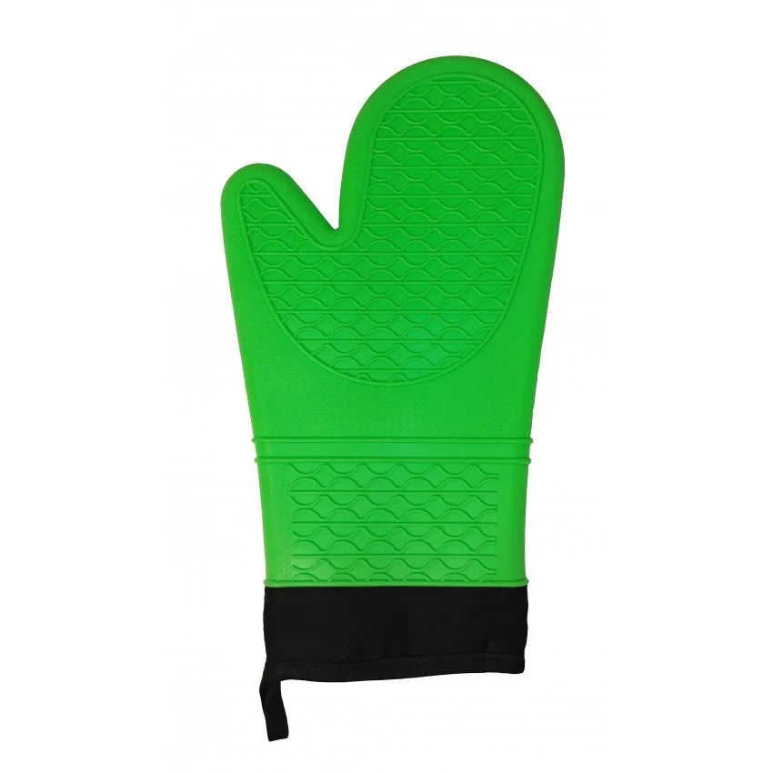 Mitaine de four en silicone Verte 13 po