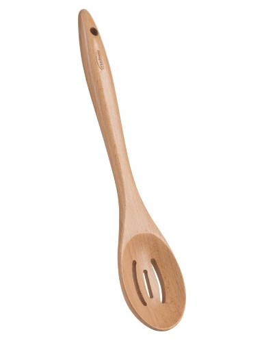 Cuillère trouée en bois d'hêtre 30cm - Trudeau