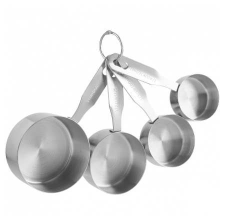 Ensemble de 4 tasses à mesurer en inox - Trudeau