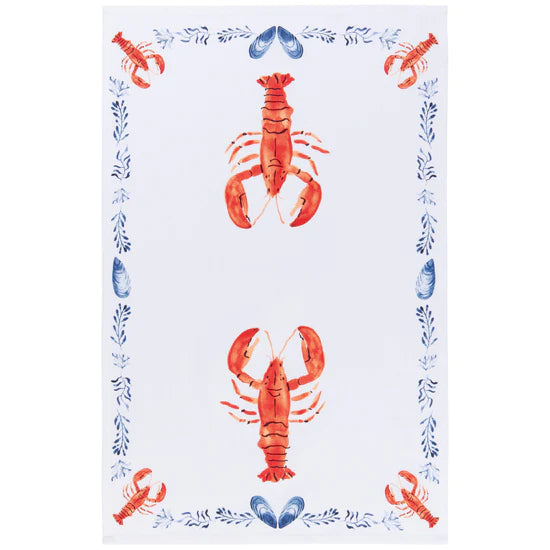 Serviette de table en coton Homard