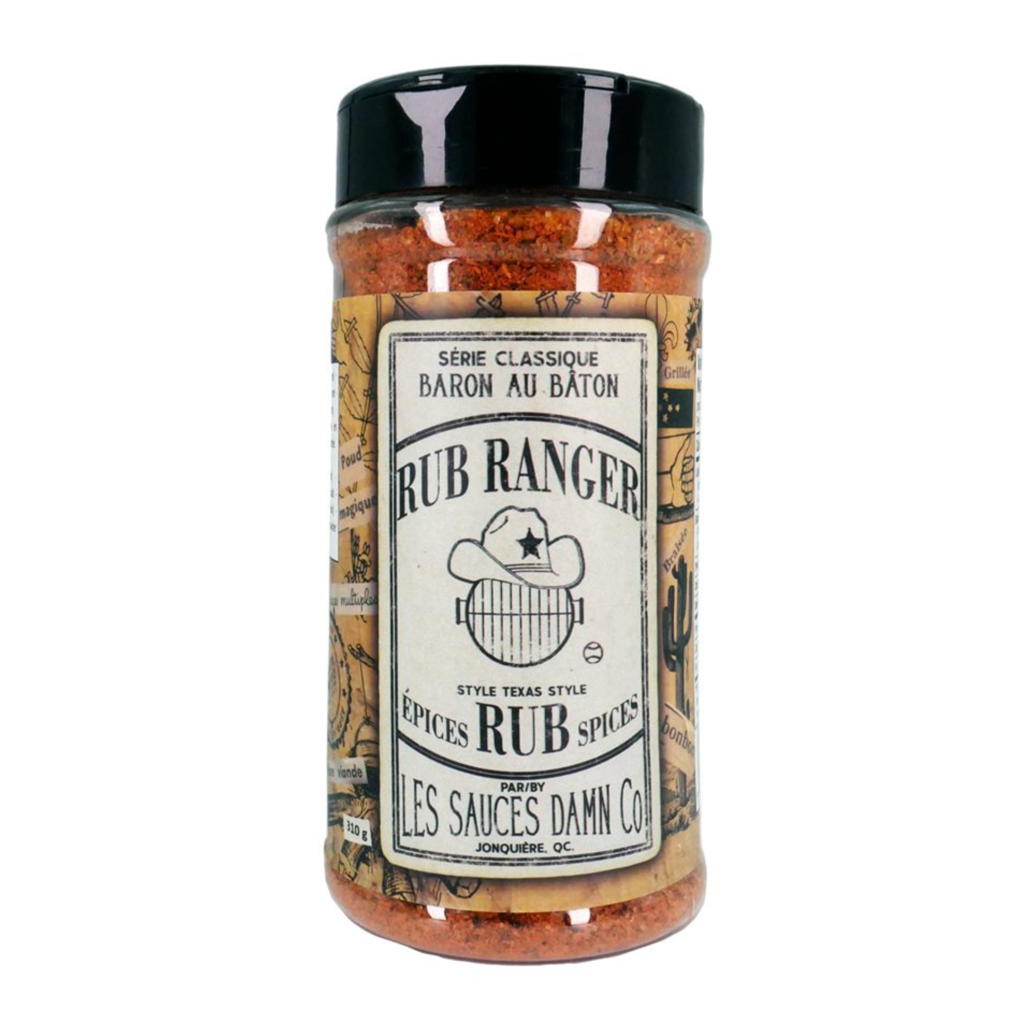 Mélange d'épices Rub Ranger 310 g - Damn!