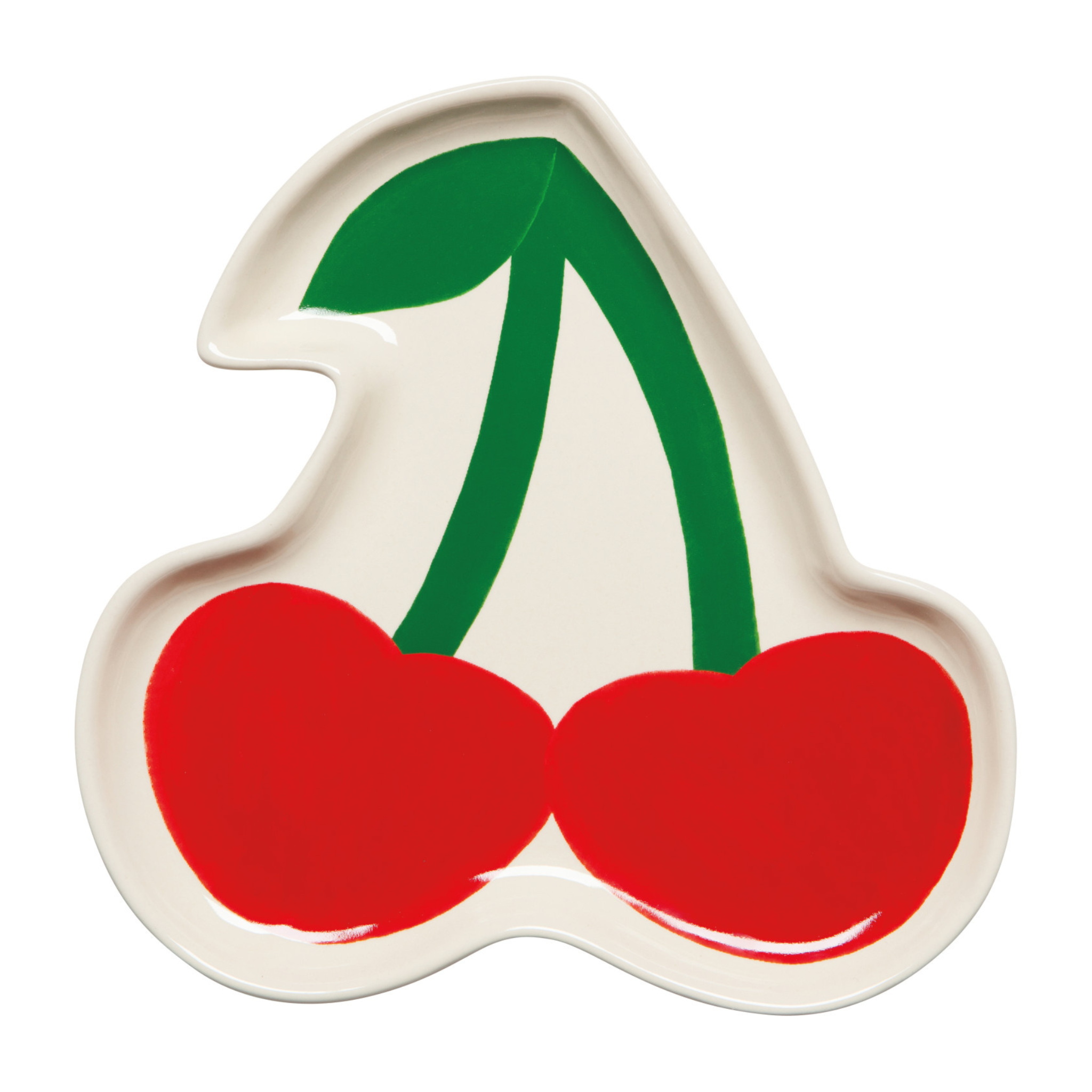 Assiette en forme de cerise 6.5x6.5" - Danica