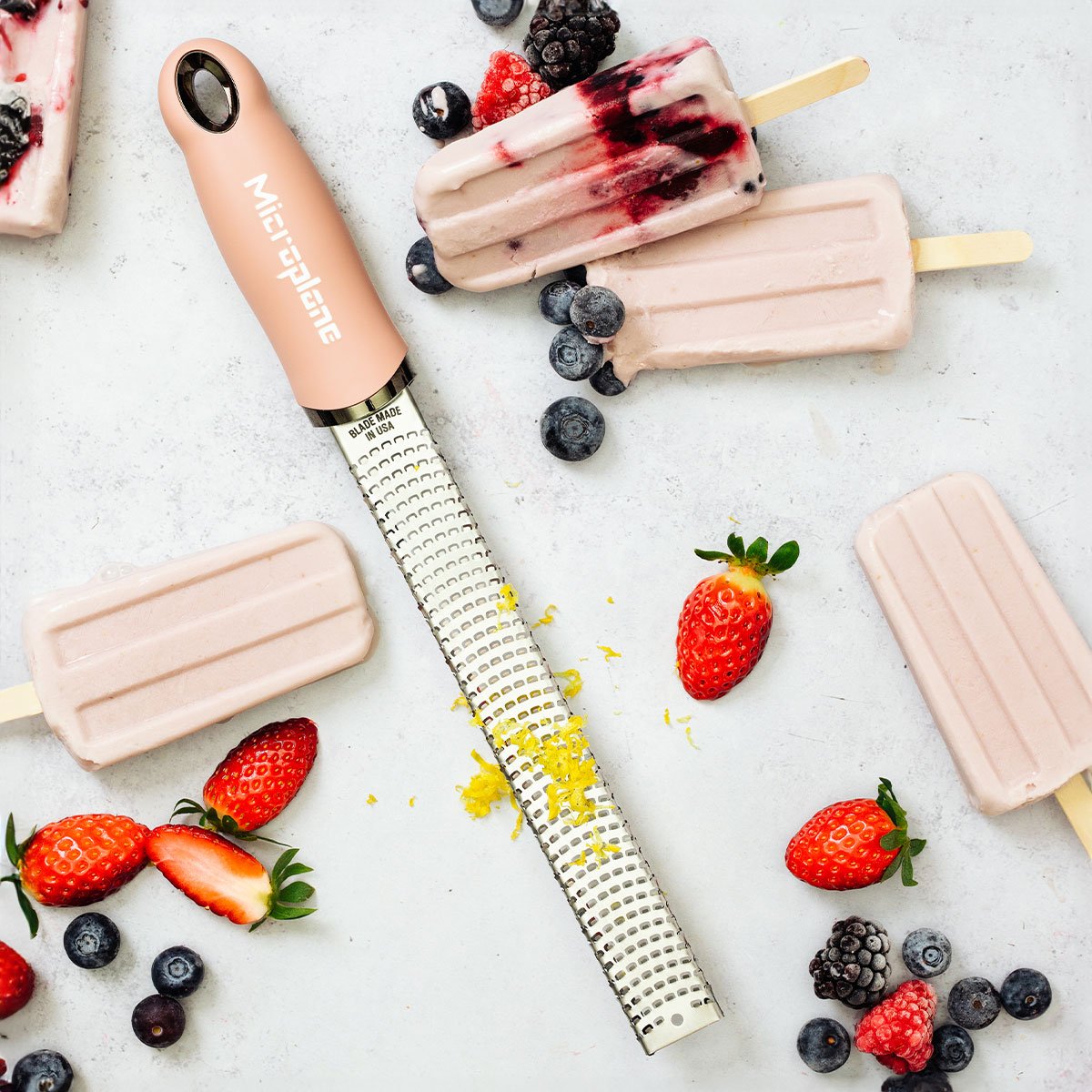 Zesteur Série Premium Rose pâle - Microplane