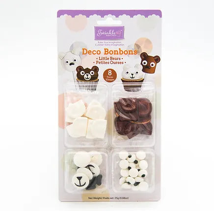 Ensemble de décorations en bonbons Petits ours