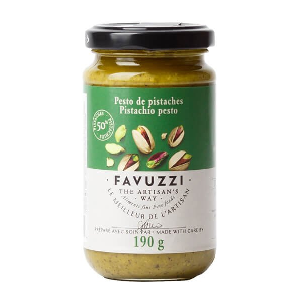 Pesto de pistaches 190 gr - Favuzzi