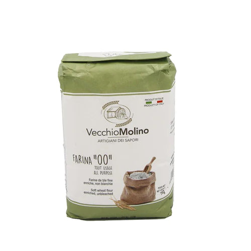 Farine de blé non blanchie 1kg - Vecchio Molino