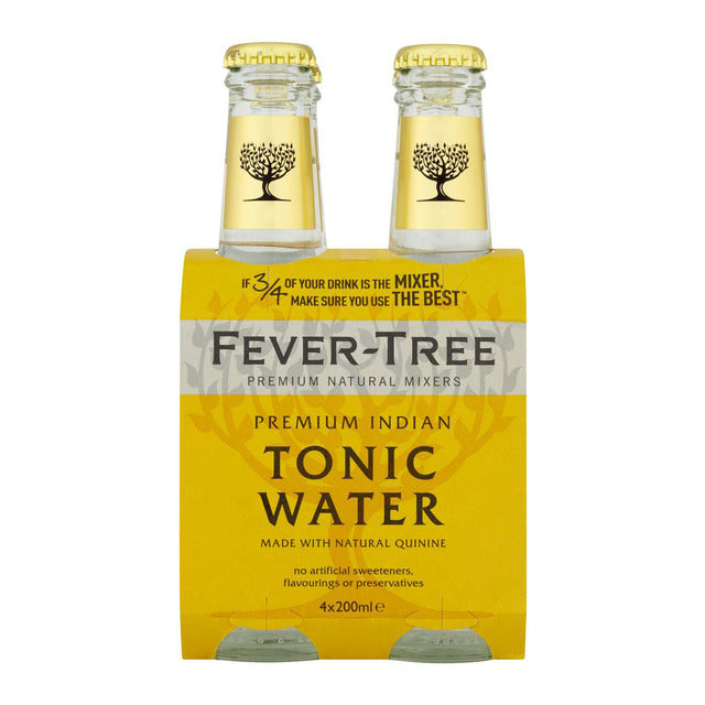 Set of 4 Indian Tonic Water Bottles - Fever-Tree