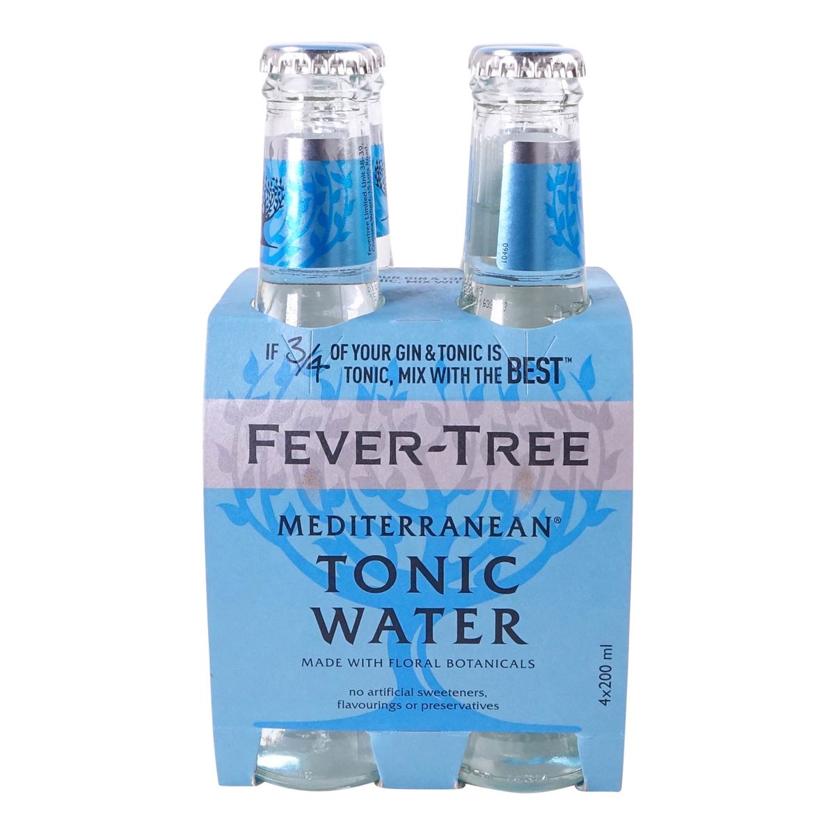 Set of 4 bottles Mediterranean Tonic Water - Fever Tree