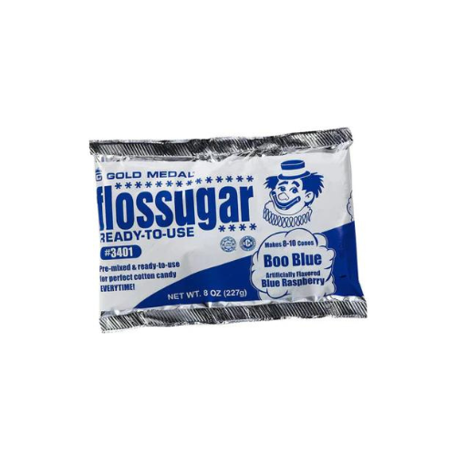 Blue Raspberry Cotton Candy Sugar 227g