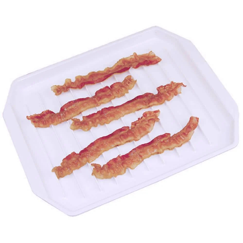 Grille en plastique pour cuire le bacon au micro-ondes