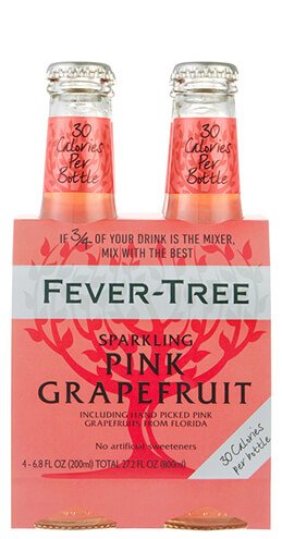 Set of 4 Pink Grapefruit Tonic Water Bottles - Fever-Tree