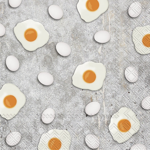 Ensemble de serviettes de table en papier Œufs