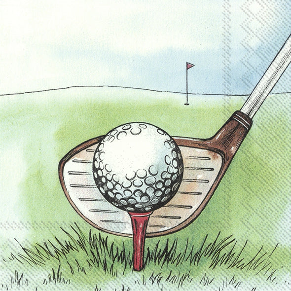 Ensemble de serviettes de table en papier Golf