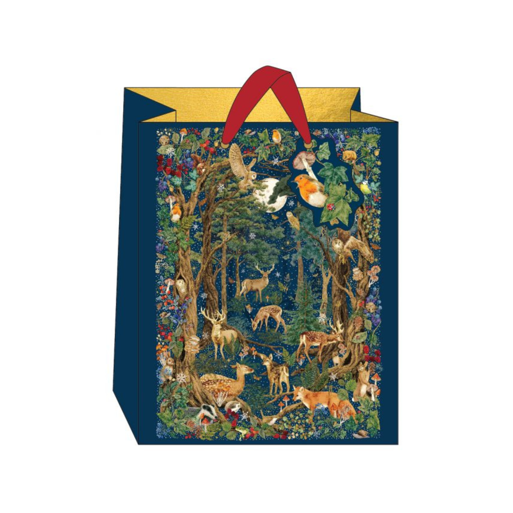 Grand sac cadeau de Noël Animaux