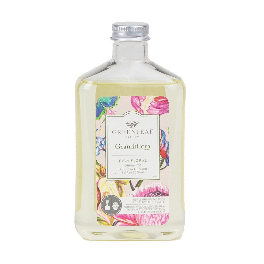 Recharge pour diffuseur à roseaux Grandiflora 250ml - Greenleaf
