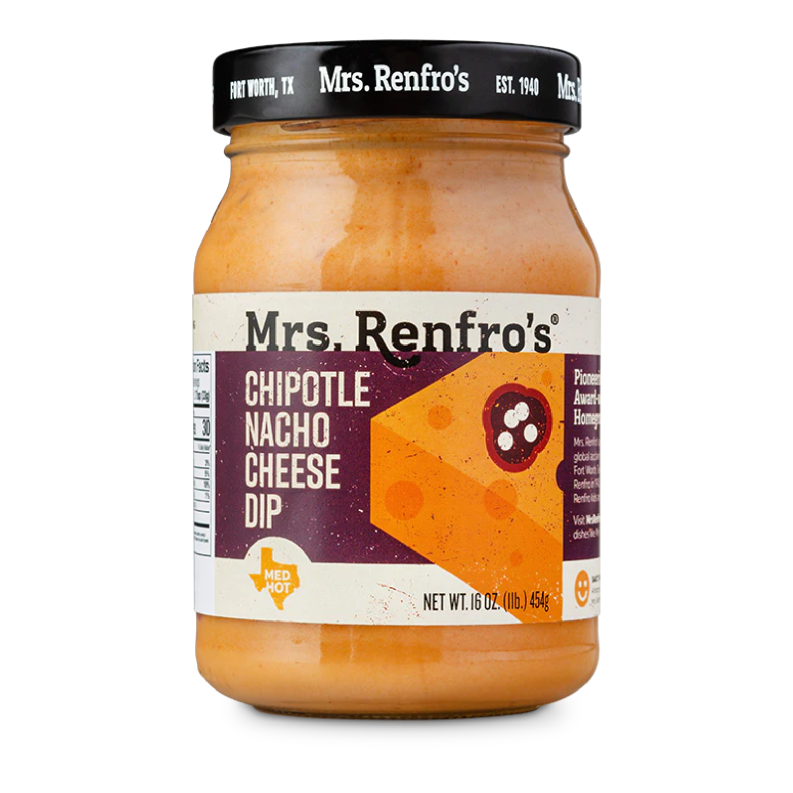 Trempette au fromage et aux nachos chipotle 454g - Mrs Renfro's