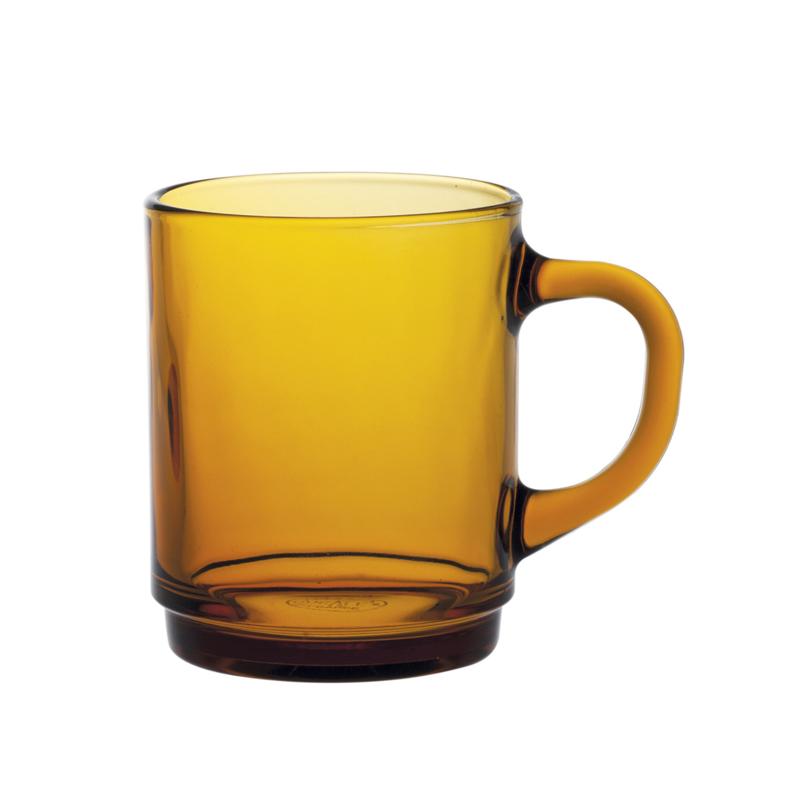Ensemble de 6 tasses Ambré Jaune 260 ml