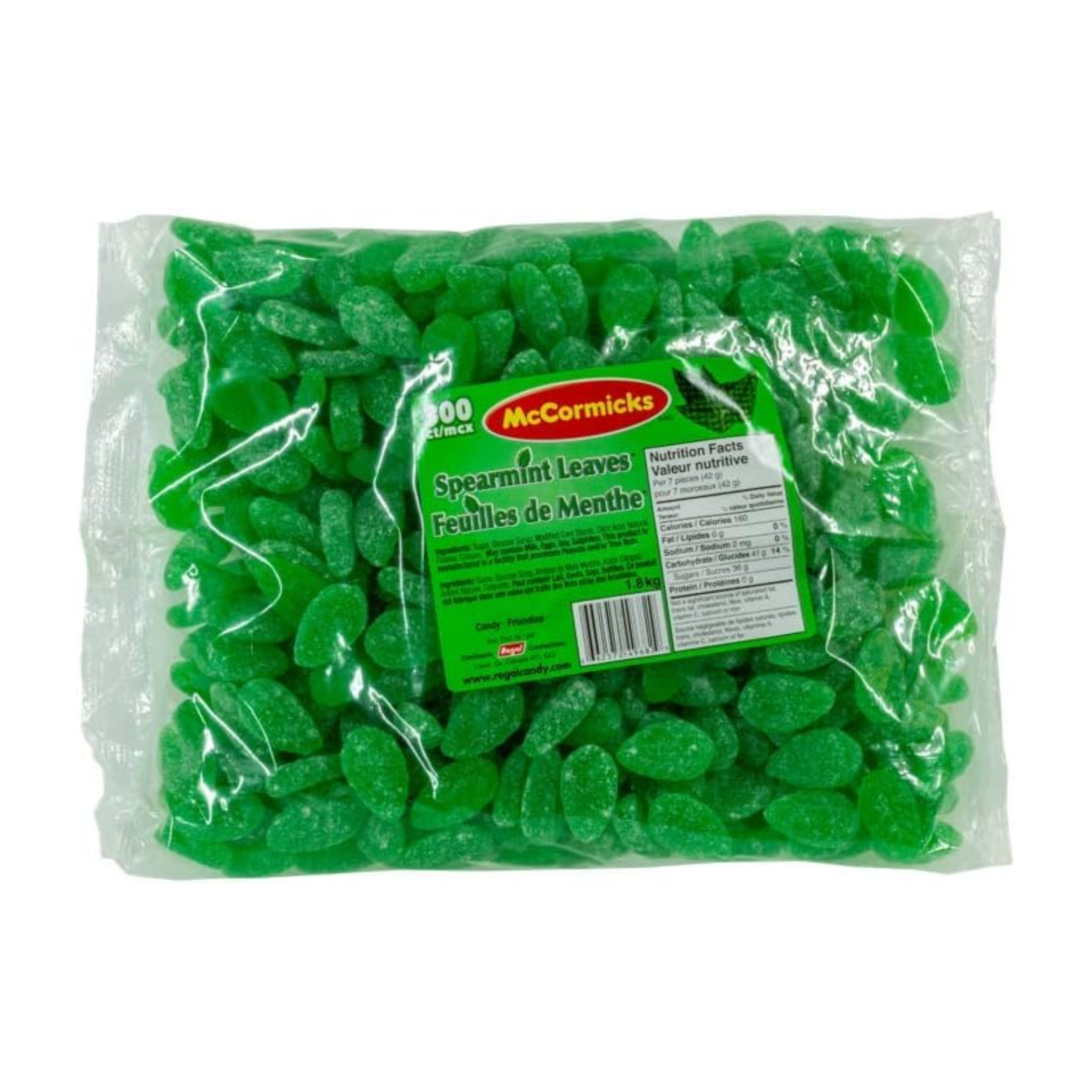Bonbons Feuilles de menthe 300 unités