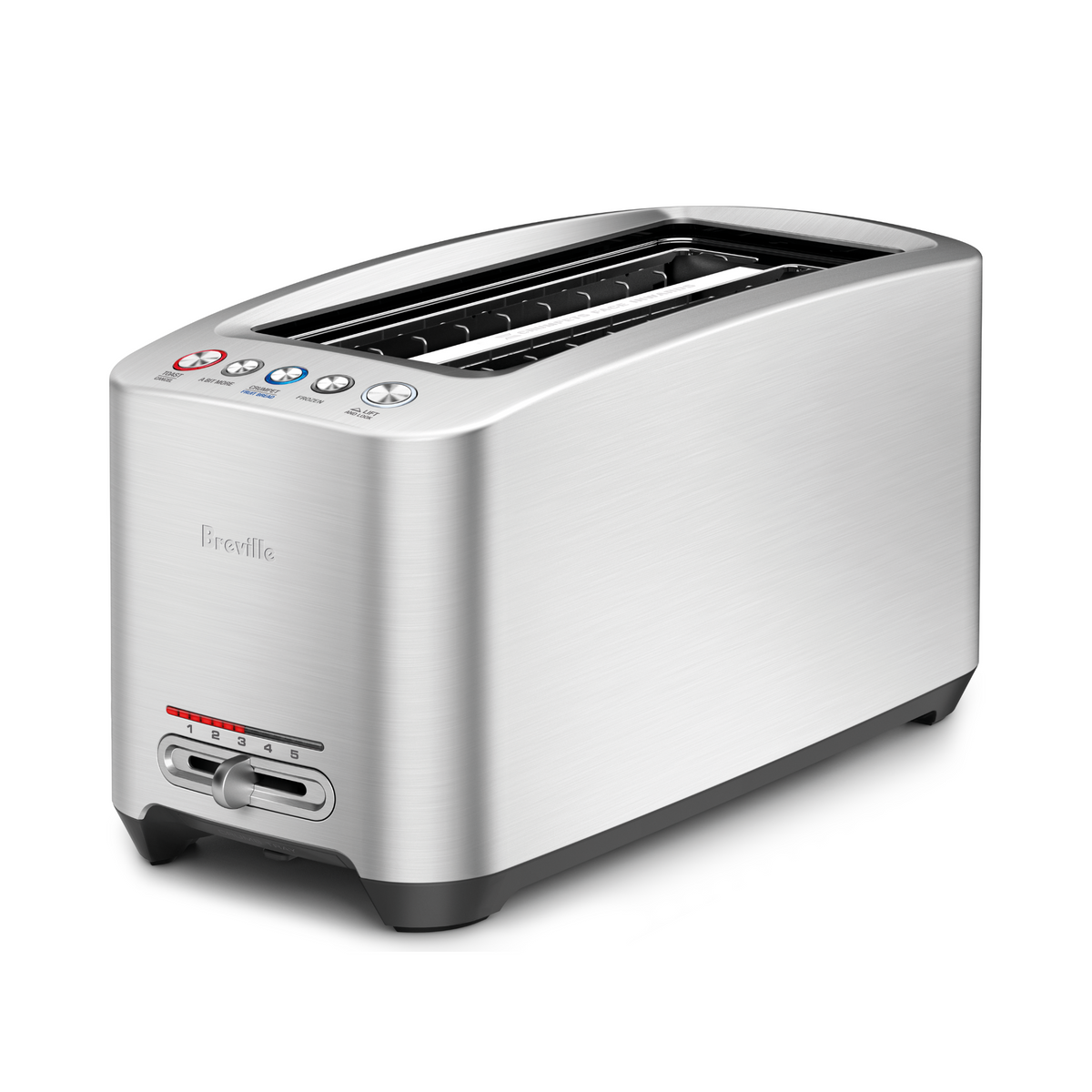 Grille-pain 4 tranches à fentes longues Die-Cast Smart Toaster™ - Breville