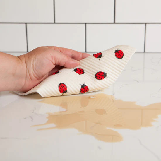 Essuie-tout réutilisable Coccinelles