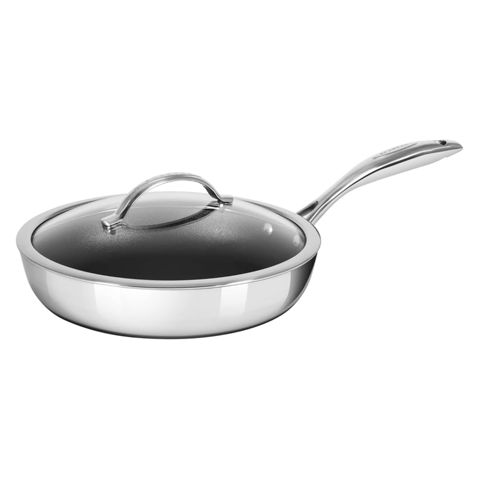 Sauteuse à induction argentée avec couvercle 28cm - Scanpan