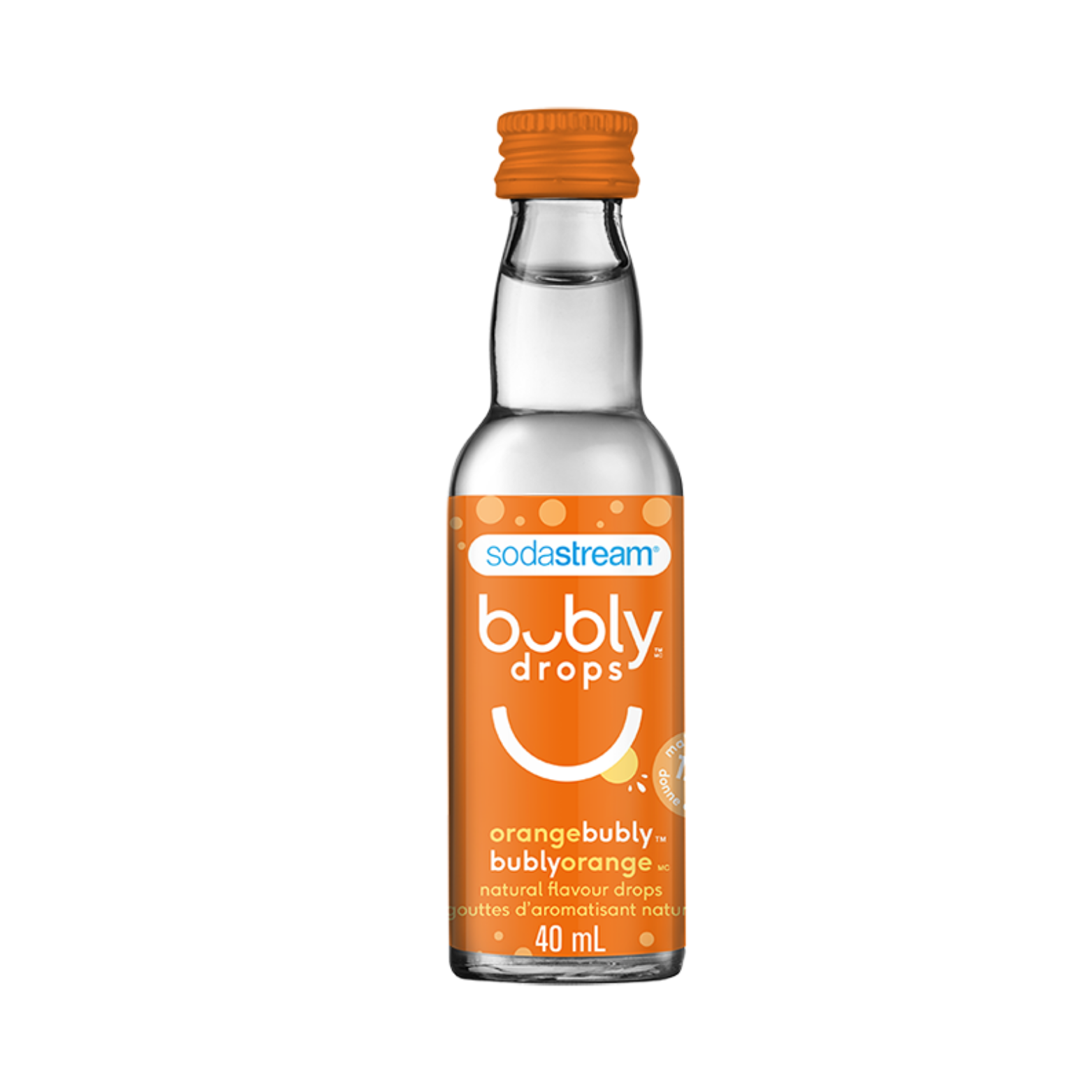 Bubly Flavored Drops Concentrated Orange 40ml - SodaStream