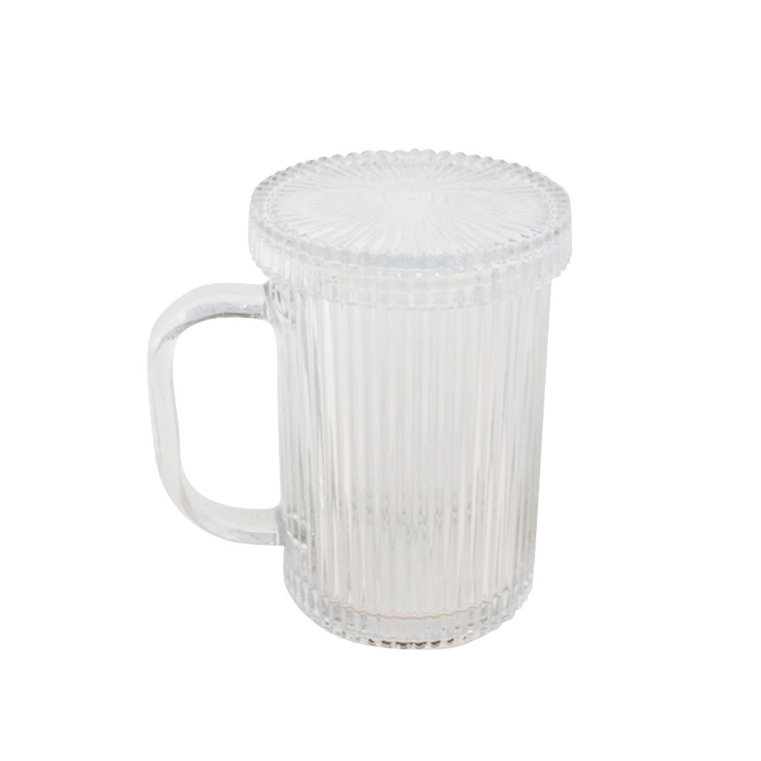 Tasse en verre avec couvercle 14oz