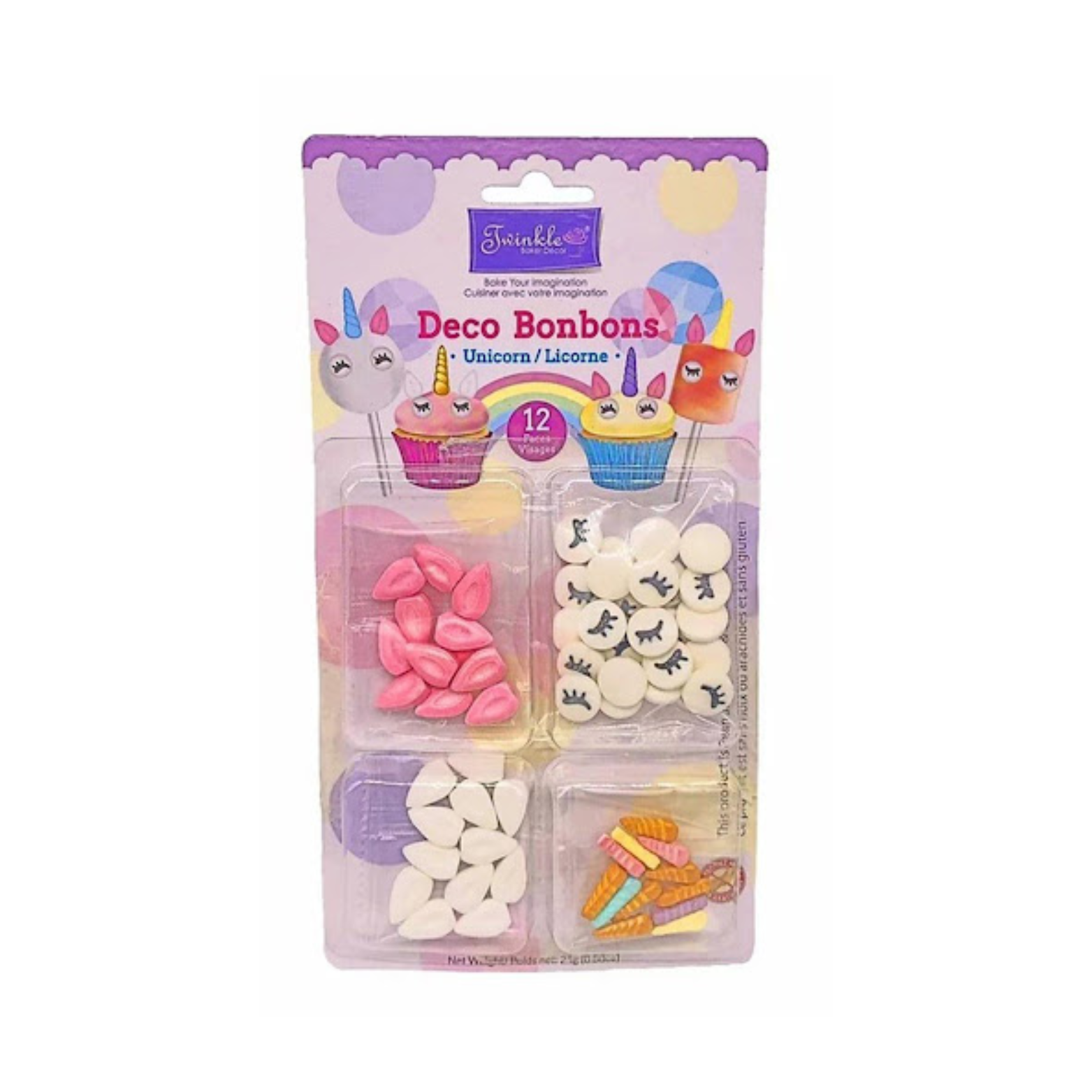 Ensemble de décorations à pâtisserie Licorne