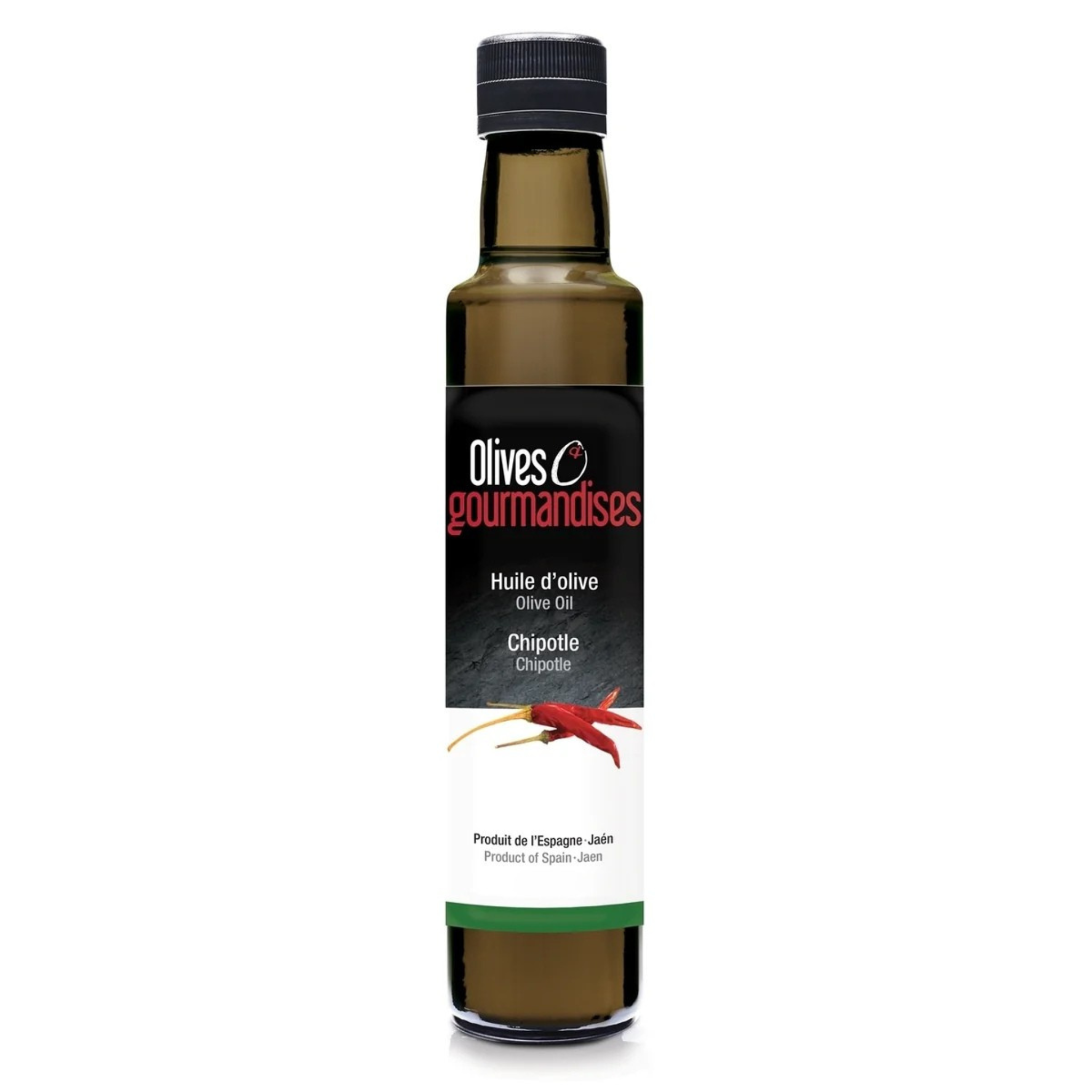 Huile d'olive Chipotle 100ml - Olives & gourmandises