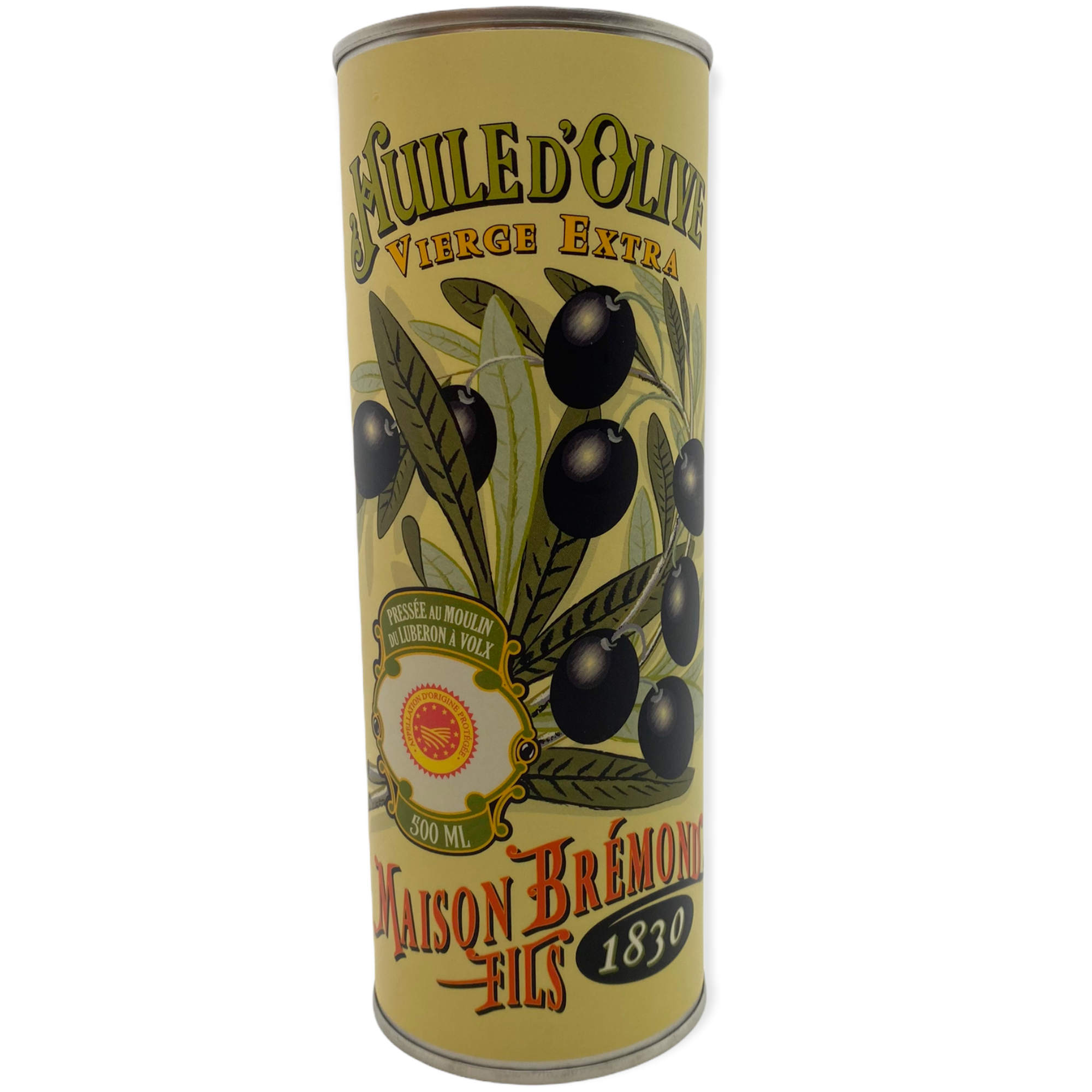 Huile d'olive extra-vierge fruitée Noire Brémond 500 ml