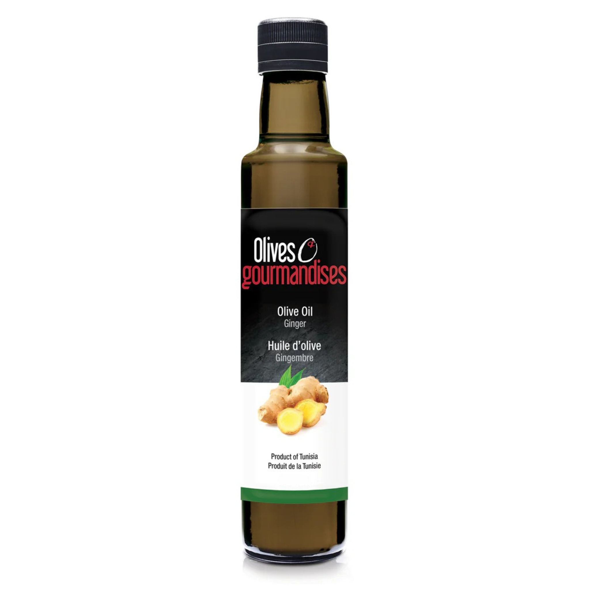 Huile d'olive au Gingembre 100ml - Olives & Gourmandises
