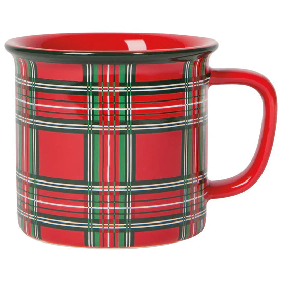 Tasse à carreaux Rouge 12oz