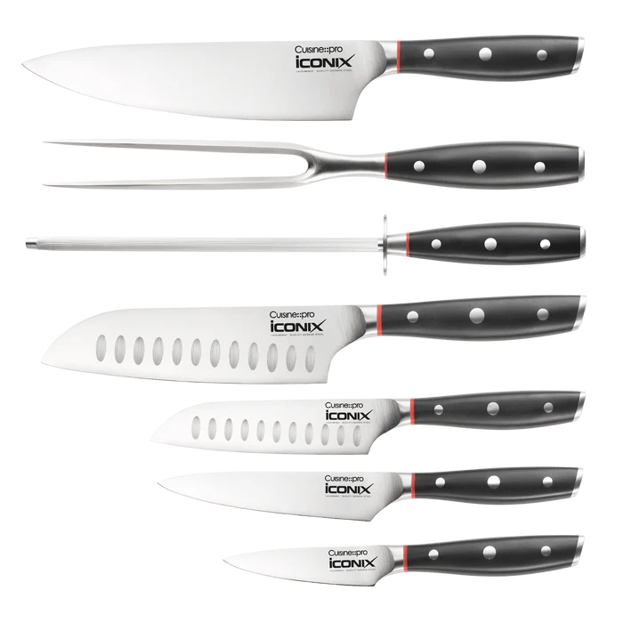 Bloc à couteaux 9 pièces Drenhen iconiX® - Cuisine::pro®