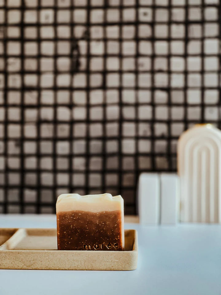 Barre de savon pour le corps Chai Latte 115 g - Marée Chandelles