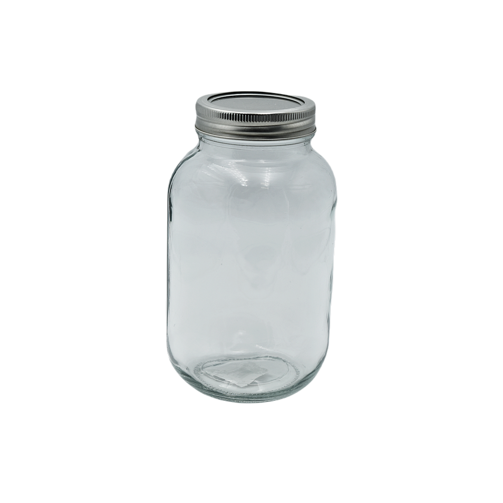 1L mason jar with lid
