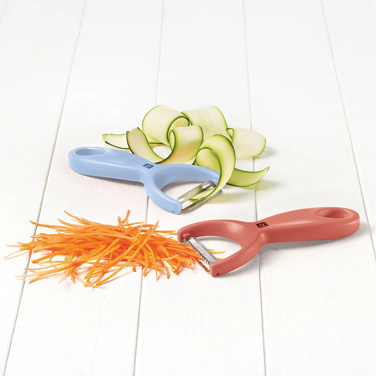 Ensemble de 2 économes Bleu - Ricardo